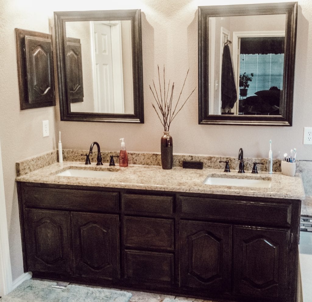 double vanity bathroom remodel