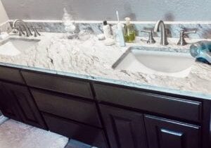 bathroom remodel caddo mills double vanity